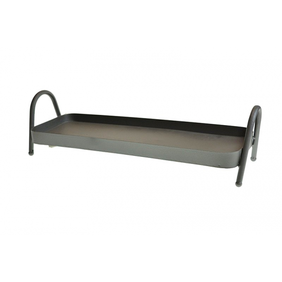 Állvány fém téglalap alakú 41*13,5*11,5cm szürke