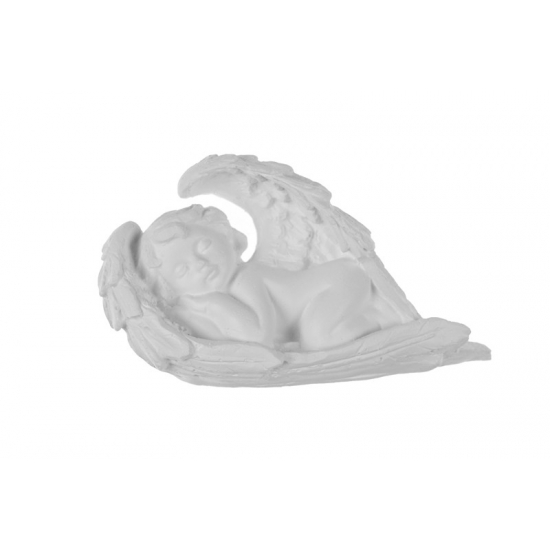 Figura angyal B1 6cm fehér