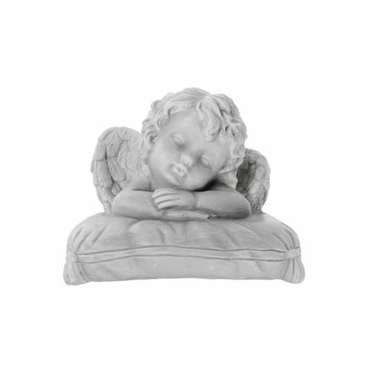 Figura angyal R6 8,5cm szürke