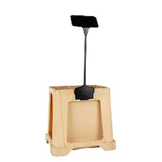 Ártábla műanyag 50cm fekete
