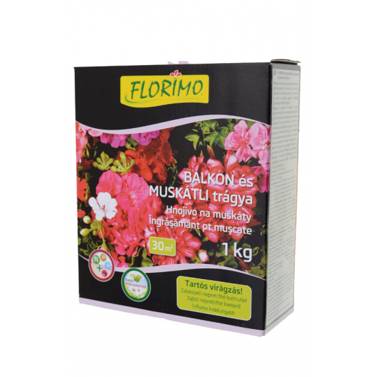 Balkon és muskátli trágya 1kg Florimo