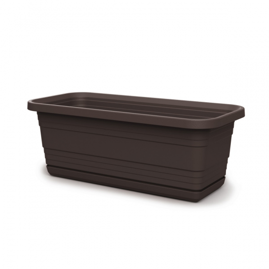 Balkonláda+alátét műa 60*19cm M15cm mokka