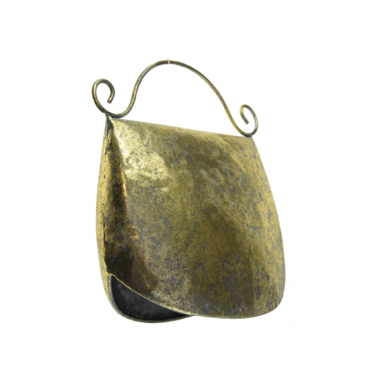 Csengő fém 13,5*8*15cm arany