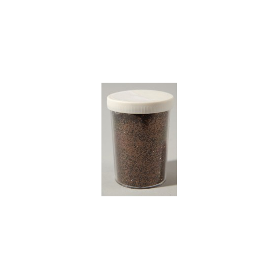Csillámpor 110gr barna