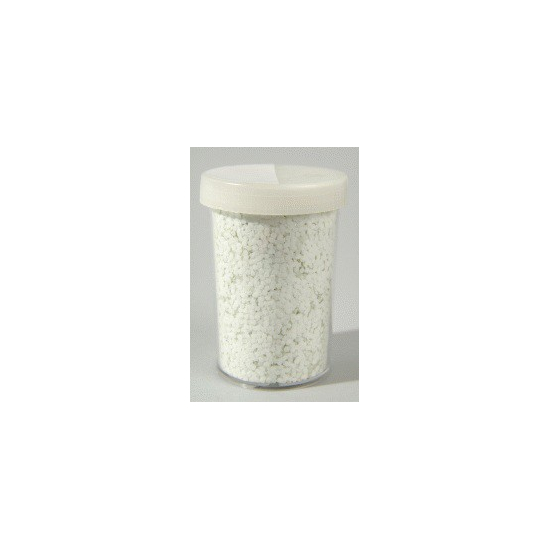 Csillámpor Hexagon 50g fehér