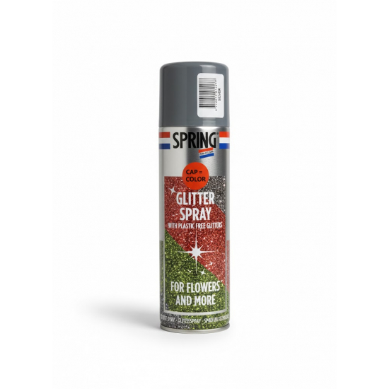 Csillámspray glitteres ezüst