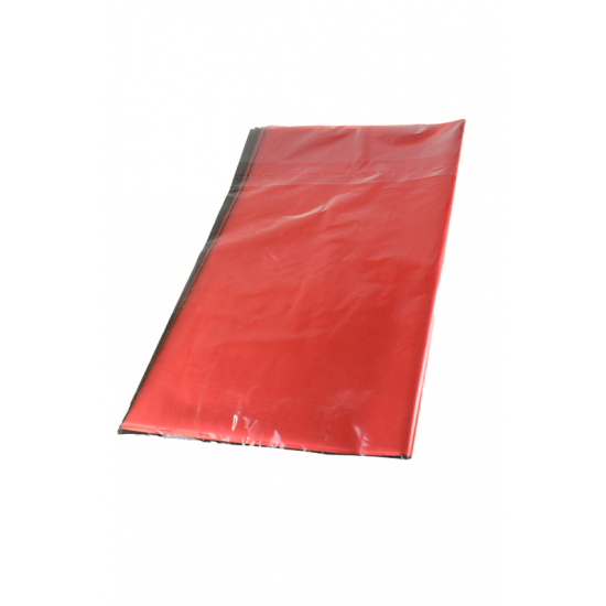 Csomagoló fólia 65cm*59cm s/15 metál piros