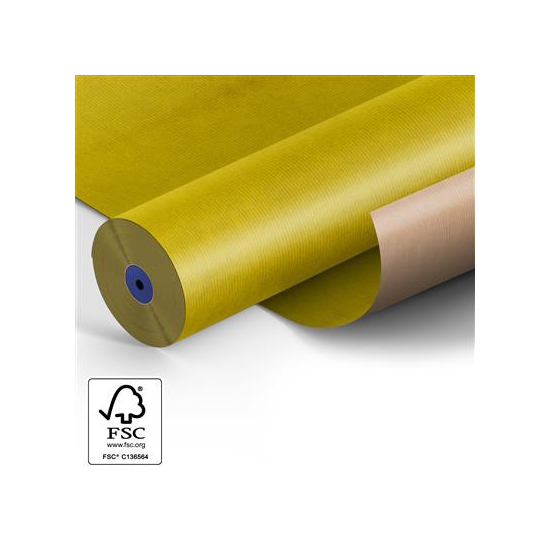 Csomagoló papír 60cm*400m 50g sárga