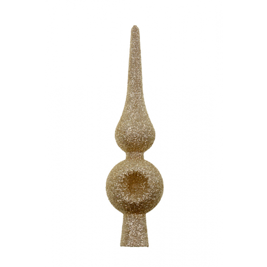 Csúszdísz 14cm glitteres műa. pezsgő