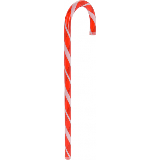 Cukorka műanyag 62cm fehér/piros