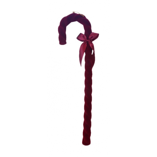 Dekor cukorbot műanyag 50cm piros