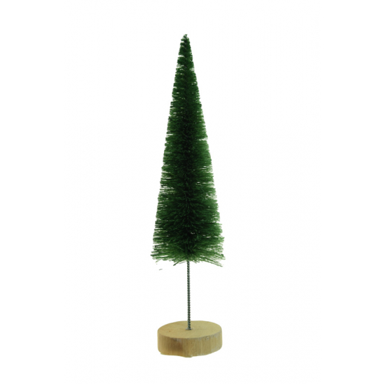 Dekor fenyő 30.5cm sötét zöld