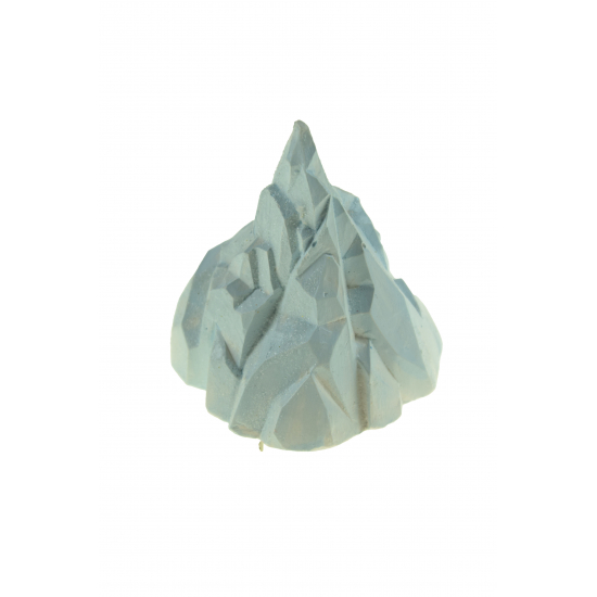 Dekor jéghegy gipsz 2D 8cm kék