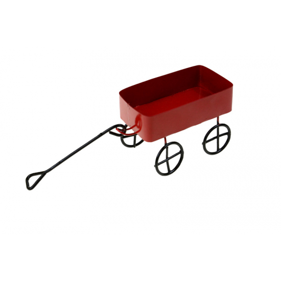 Kocsi fém 7X4X5HCM piros