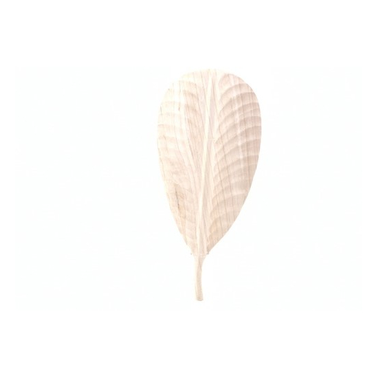 Dekor levél fa 61*25,5cm natúr
