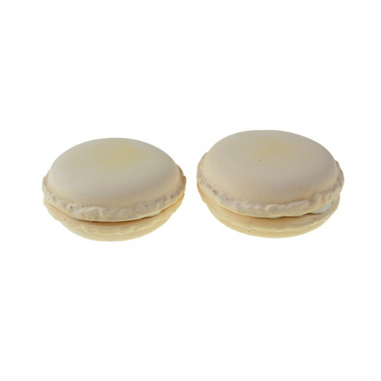 Dekor macaron D4,5*2cm s/2 barack
