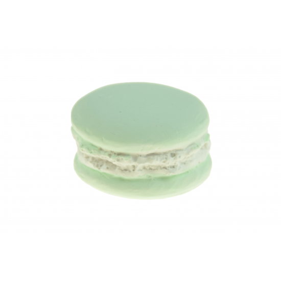 Dekor macaron gipsz 2D 4cm menta