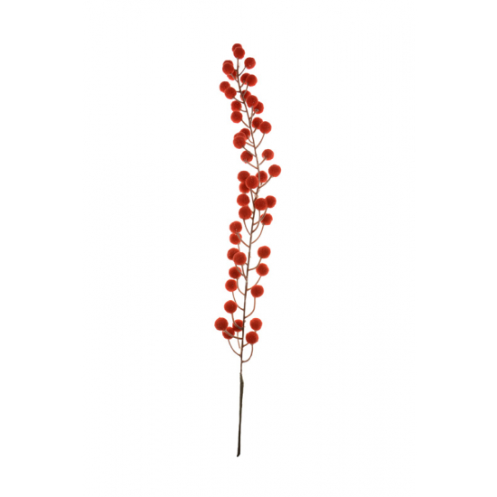 Dekorág bogyós 51CM piros