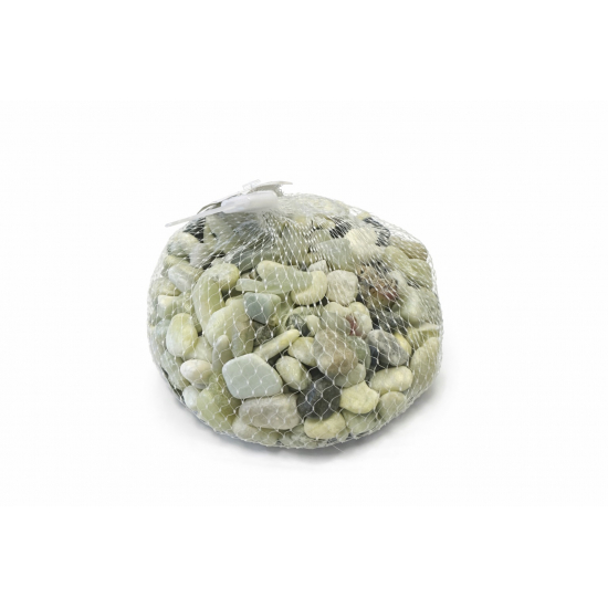 Dekorkő 8-10mm 500g mix zöld