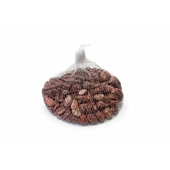Dekorkő 8-10mm 500g piros
