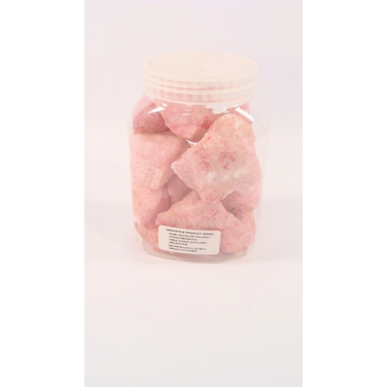 Dekorkő dobozban 6-8cm 1.3kg krém/pink