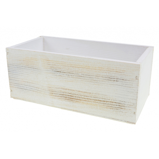Doboz fa 13*27*11cm fehér