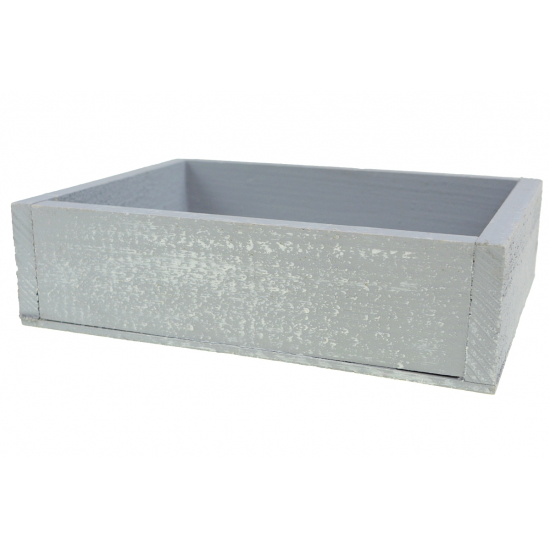 Doboz fa 14*19*5cm szürke