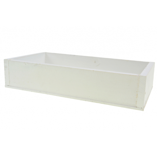 Doboz fa 14*25*5cm fehér