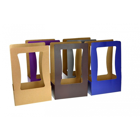 Doboz papír hordozható 13*23*36cm több szín