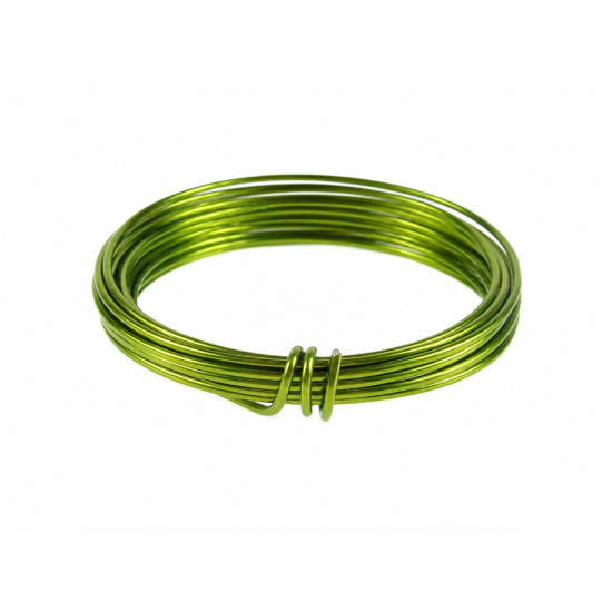 Drót aluminium 5m olivazöld