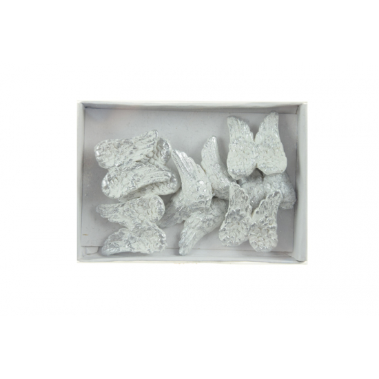 Figura angyalszárny poly 3,4cm s/5 fehér