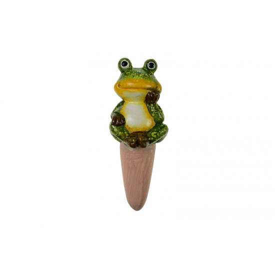 Figura béka kerámai 7*7*17cm zöld