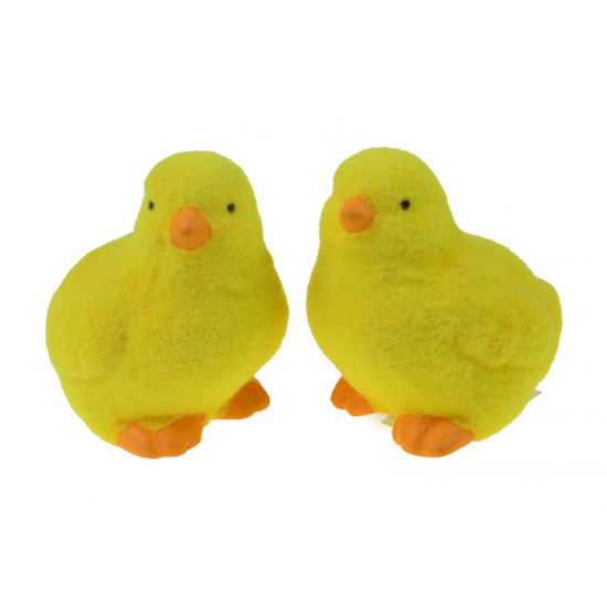 Figura csibe kerámia 8*6.5*9cm 2féle sárga