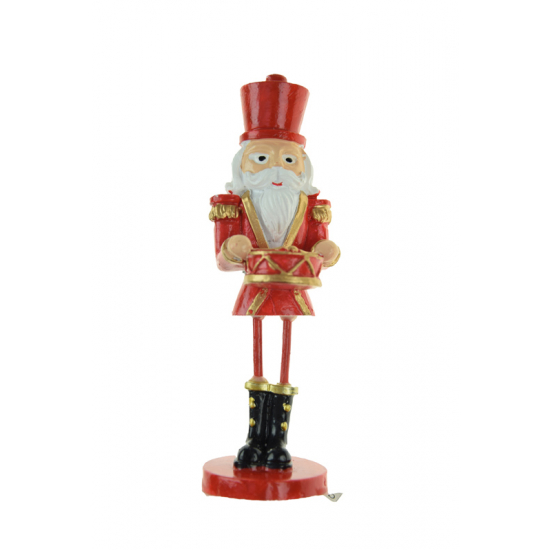 Figura diótörő poly 13cm piros