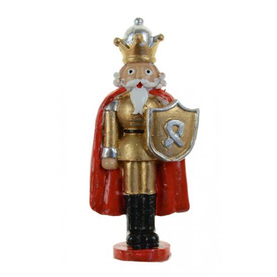 Figura diótörő poly 5*2,8*11cm piros/arany