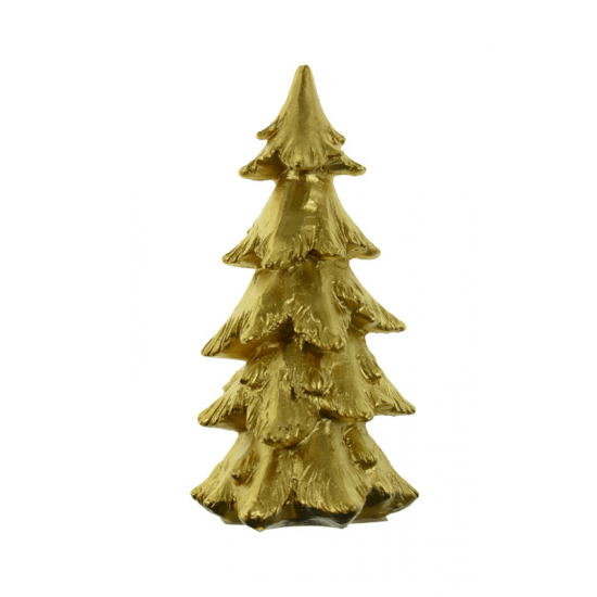 Figura fenyő poly 7*6,8*13,7cm arany