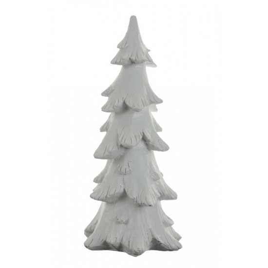 Figura fenyő poly 8,6*8*19,5cm fehér