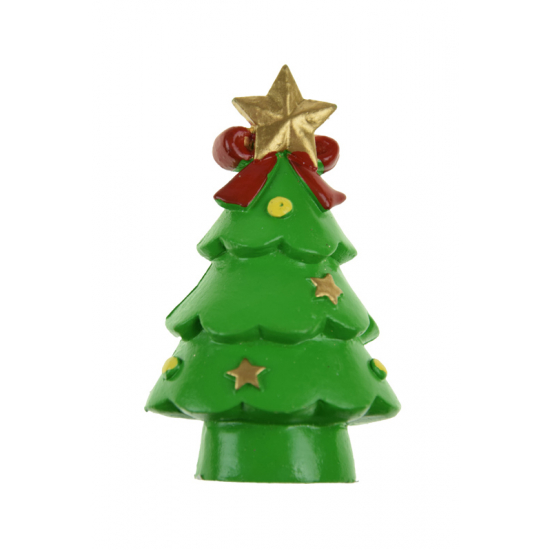 Figura fenyőfa poly 7,7cm zöld