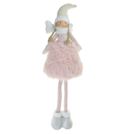 Figura kislány poly 25*16*79cm álló rózsaszín