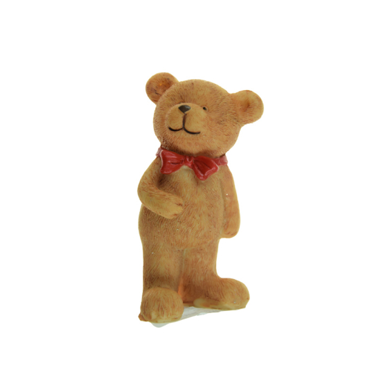 Figura maci poly 10cm barna