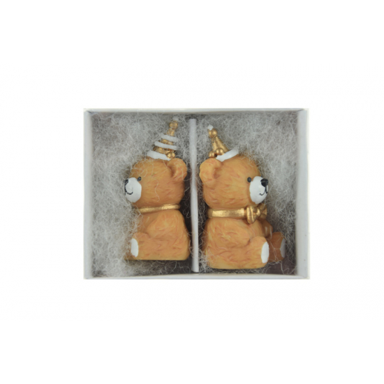 Figura maci poly 5cm s/2 barna