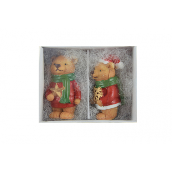 Figura maci poly 5cm s/2 piros