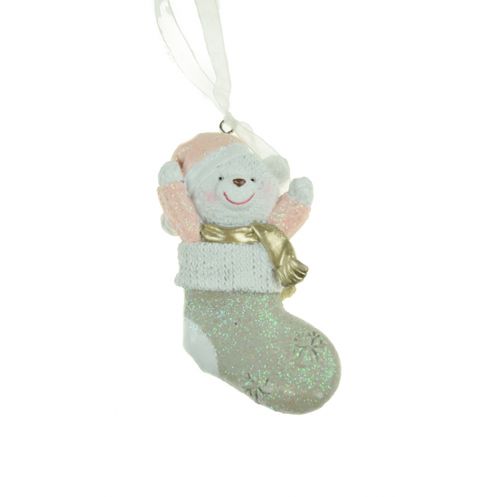 Figura maci poly 8,7cm fehér