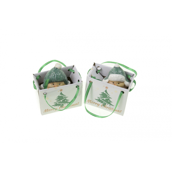 Figura madár terrakotta 5.7*4*6.8cm tasakban barna