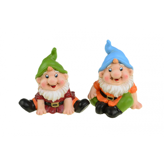 Figura manó kerámia ülő 10.2*8.3*11.6cm 2féle színes
