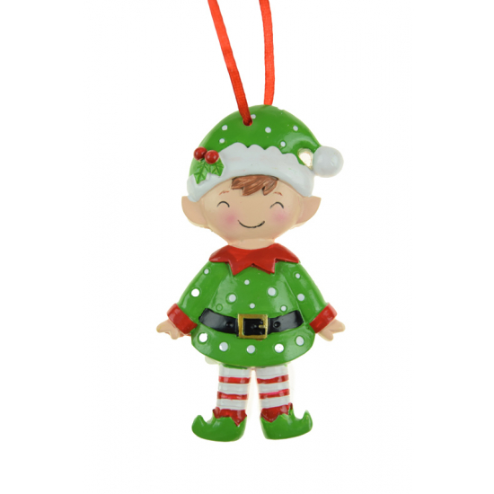 Figura manó poly 10,8cm zöld