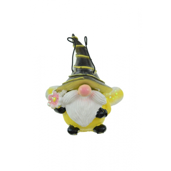 Figura manó poly 7*4,5*7,5cm csíkos