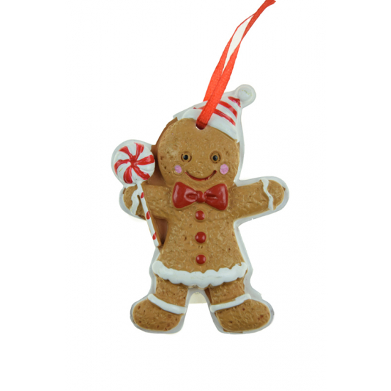 Figura mézi poly 8,2cm barna