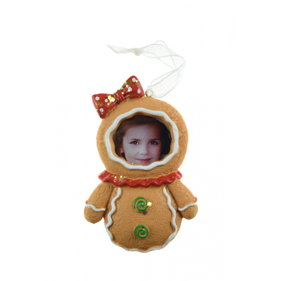 Figura mézi poly képkeret 10cm barna