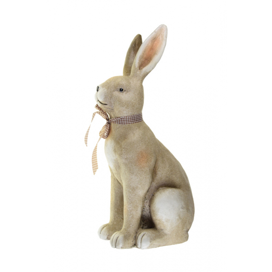 Figura nyuszi magnézia 24*17.5*45.5cm barna
